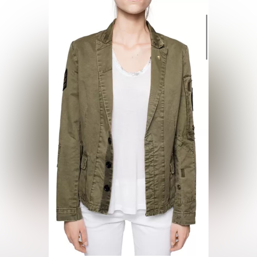Zadig & Voltaire military blazer